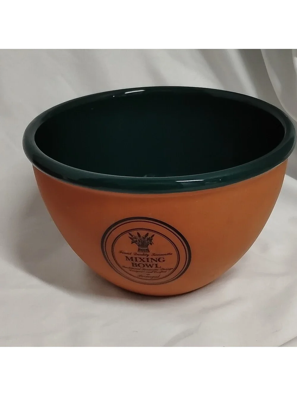 - Vintage Himark Terracotta Nesting Mixing Bowls Made in Portugal